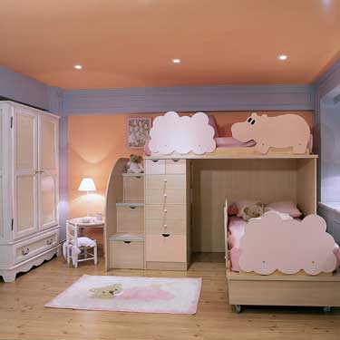 Habitación de niñas decoactual.com Muebles para habitacion niña