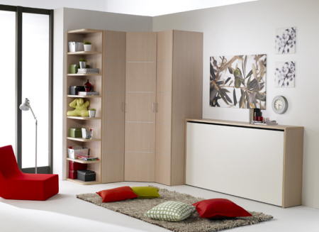 Un dormitorio oculto decoactual.com