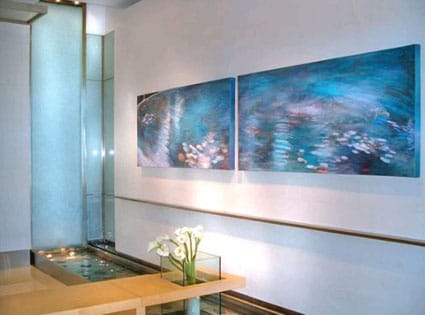 Las fuentes en tu decoración decoactual.com Decoración interior Patio Minimalista