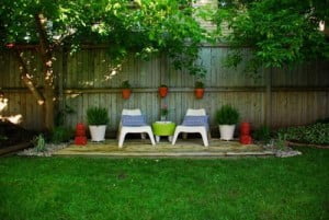 Disfruta del jardín con algunos detalles