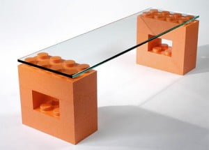 Muebles con piezas de Lego!!
