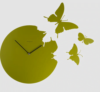 Reloj con mariposas