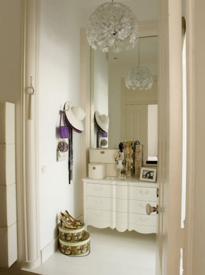 Un baño con estilo romántico