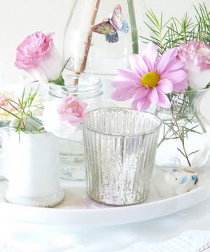 Detalles florales para centro de mesa