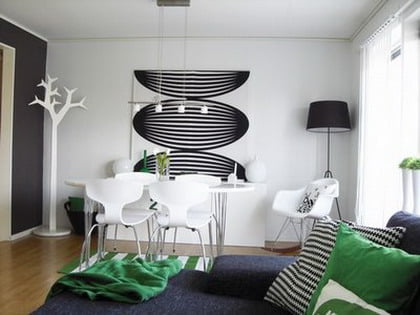 living_comedor_verde_blanco_negro