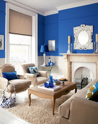 Ideas para decorar la casa de color azul