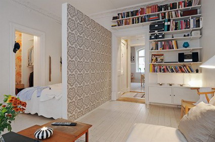 Un pequeño piso con estilo y diseño
