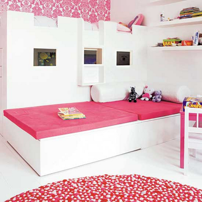 Habitaciones juveniles de color rosa. Parte I - DecoActual.com