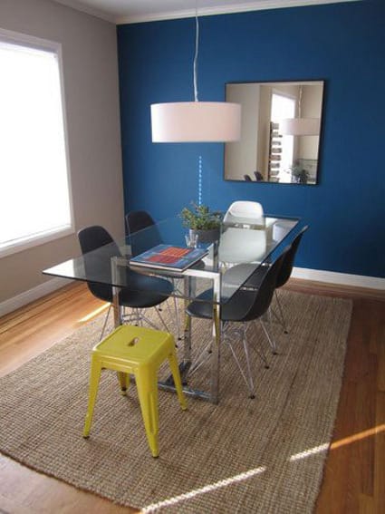 Un toque de color para tu comedor