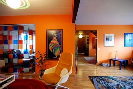 Colores naranja para tu hogar
