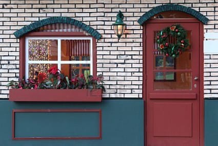 Decorar las ventanas en Navidad