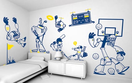 Vinilos decorativos para habitaciones infantiles