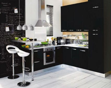 Cocinas en negro