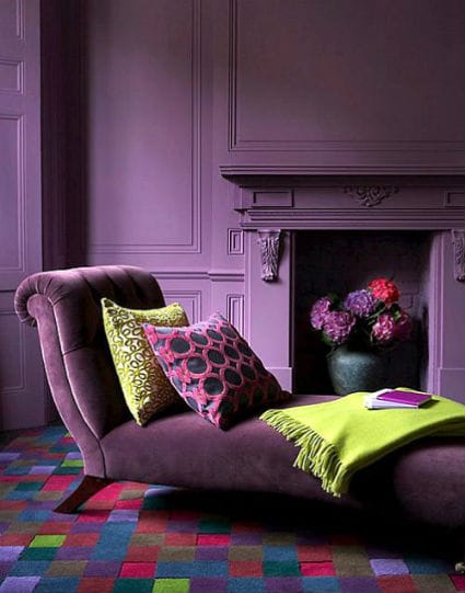 Decoración púrpura ¿te atreves?