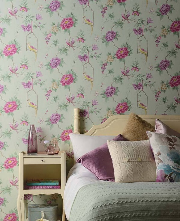 Estampados florales para decorar dormitorios