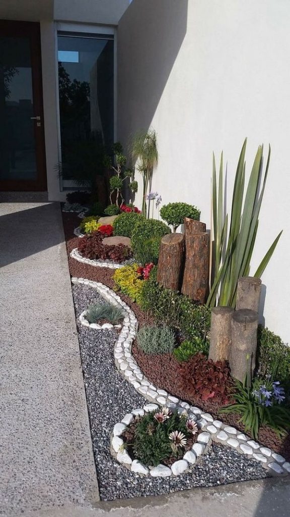 Diseño Creativo: Jardines Pequeños para Frentes de Casas