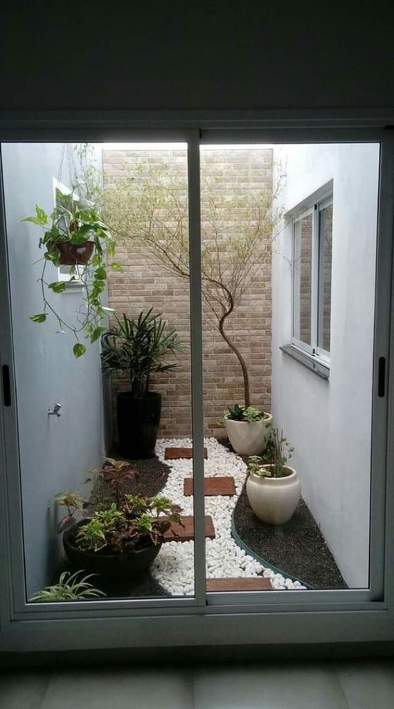 patio interior acristalado