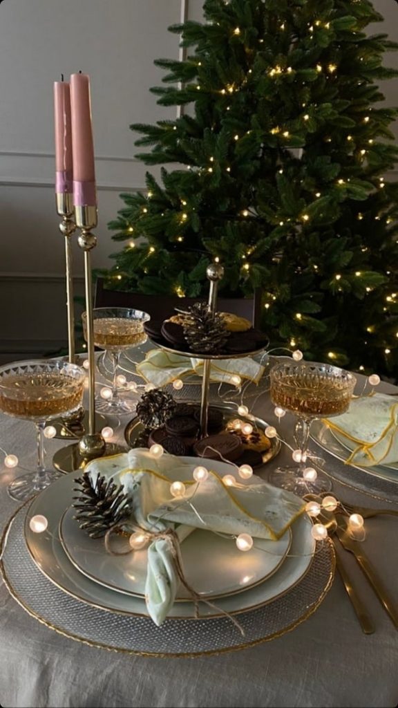 la mesa de navidad