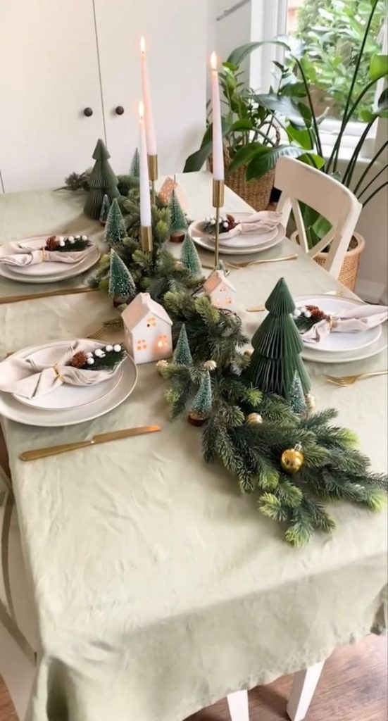 mesa para navidad