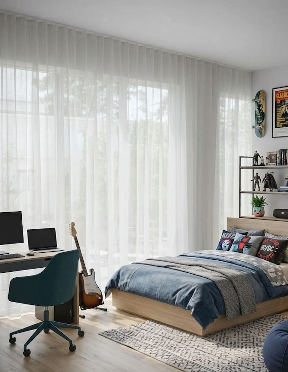 Cortinas para dormitorios juveniles